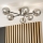 Brilagi - Plafondlamp MALIVA 6xE14/15W/230V mat chroom/gerookt glas