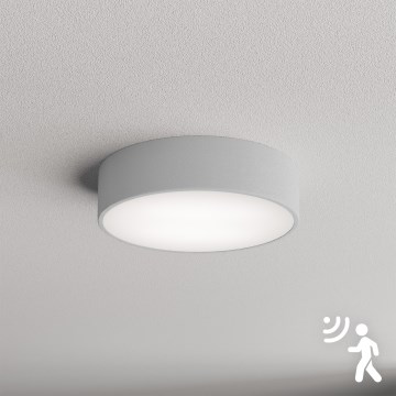 Brilagi - Plafondlamp met sensor CLARE 2xE27/40W/230V diameter 30 cm grijs