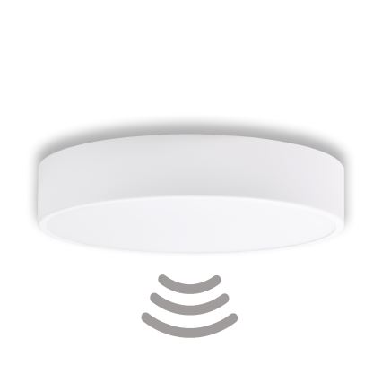 Brilagi - Plafondlamp met sensor CLARE 3xE27/40W/230V diameter 40 cm wit