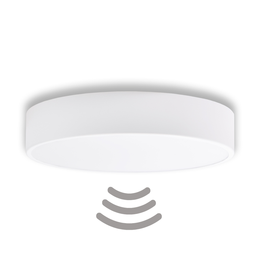 Brilagi - Plafondlamp met sensor CLARE 3xE27/40W/230V diameter 40 cm wit