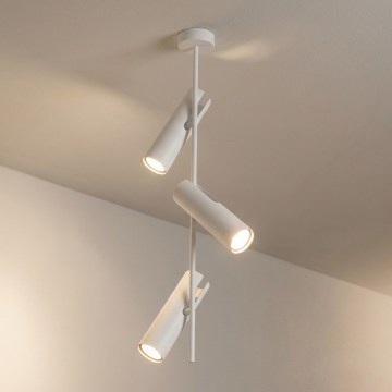 Brilagi - Plafondlamp met stang BRANCH 3xGU10/30W/230V wit