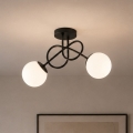 Brilagi - Plafondlamp MILO 2xE27/60W/230V zwart