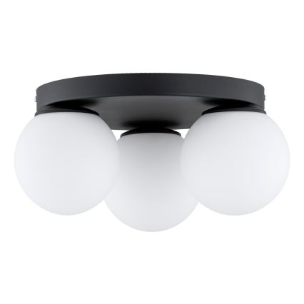 Brilagi - Plafondlamp MILO 3xE27/60W/230V Ø 35 cm zwart