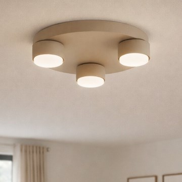 Brilagi - Plafondlamp MONO 3xGX53/12W/230V Ø 30 cm beige