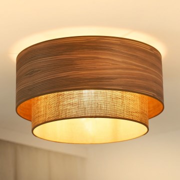 Brilagi - Plafondlamp MONTANA BOHO 1xE27/15W/230V diameter 45 cm bruin