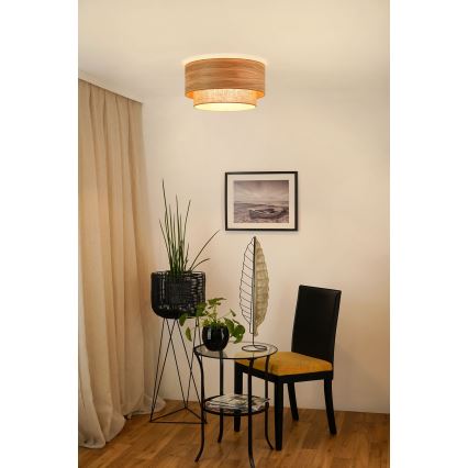 Brilagi - Plafondlamp MONTANA BOHO 1xE27/15W/230V diameter 45 cm bruin