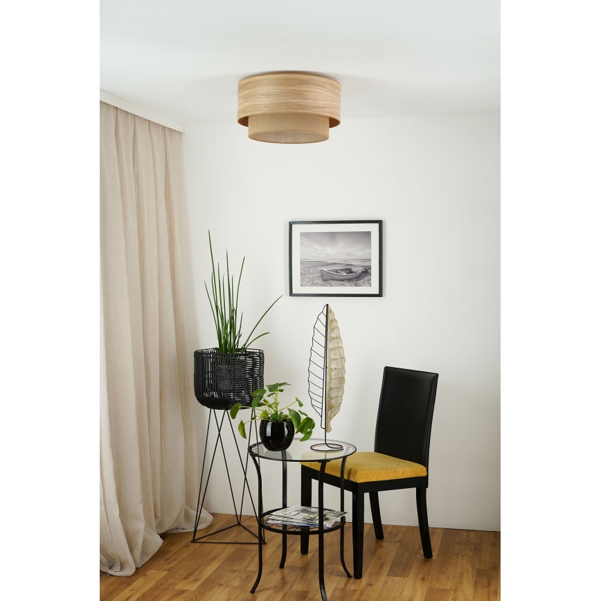 Brilagi - Plafondlamp MONTANA BOHO 1xE27/15W/230V diameter 45 cm bruin