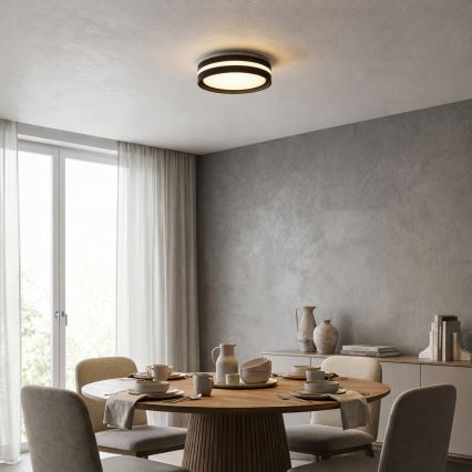 Brilagi - Plafondlamp NAOMI LED/24W/230V Ø 28,5 cm zwart