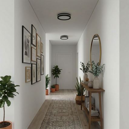 Brilagi - Plafondlamp NAOMI LED/24W/230V Ø 28,5 cm zwart