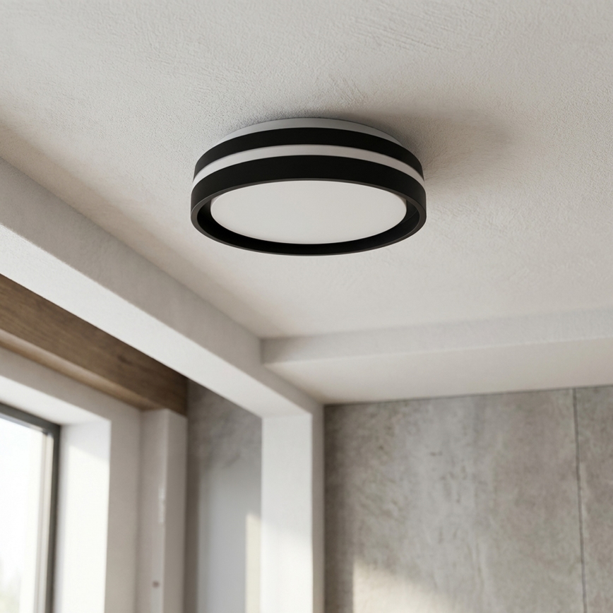 Brilagi - Plafondlamp NAOMI LED/24W/230V Ø 28,5 cm zwart