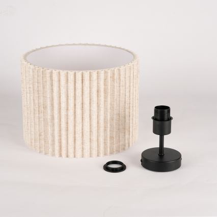 Brilagi - Plafondlamp NORDIC WAVE 1xE27/15W/230V Ø 32 cm linnen/zwart