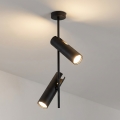 Brilagi - Plafondlamp op stang BRANCH 2xGU10/30W/230V zwart