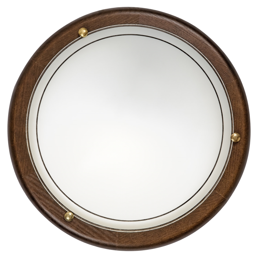 Brilagi - Plafondlamp ORBIS 1xE27/60W/230V Ø 30 cm van dennenhout