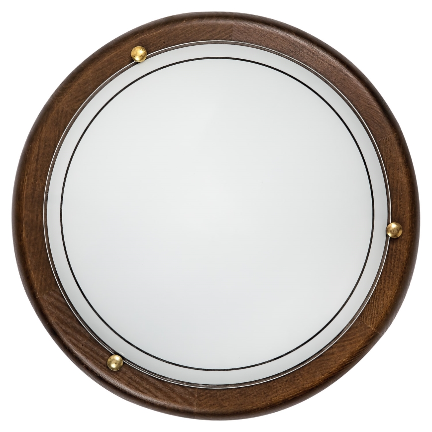 Brilagi - Plafondlamp ORBIS 1xE27/60W/230V Ø 30 cm van dennenhout