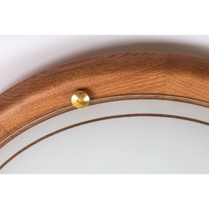 Brilagi - Plafondlamp ORBIS 2xE27/60W/230V Ø 38 cm, dennenhout