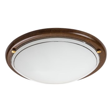 Brilagi - Plafondlamp ORBIS 2xE27/60W/230V Ø 38 cm, grenen