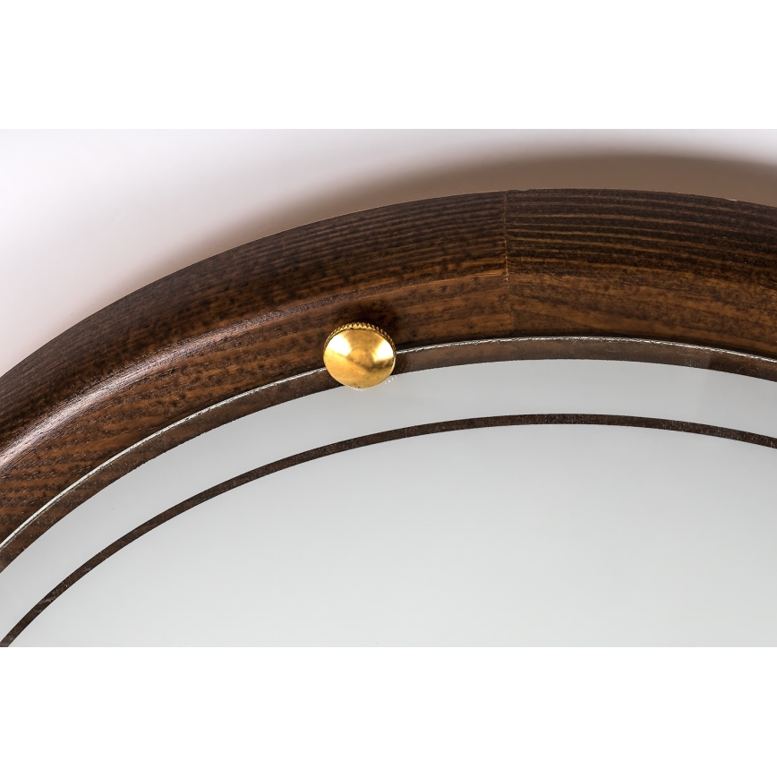 Brilagi - Plafondlamp ORBIS 2xE27/60W/230V Ø 38 cm, grenen