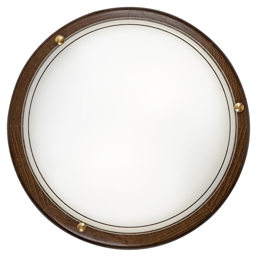 Brilagi - Plafondlamp ORBIS 2xE27/60W/230V Ø 38 cm, grenen