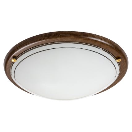 Brilagi - Plafondlamp ORBIS 2xE27/60W/230V Ø 38 cm, grenen