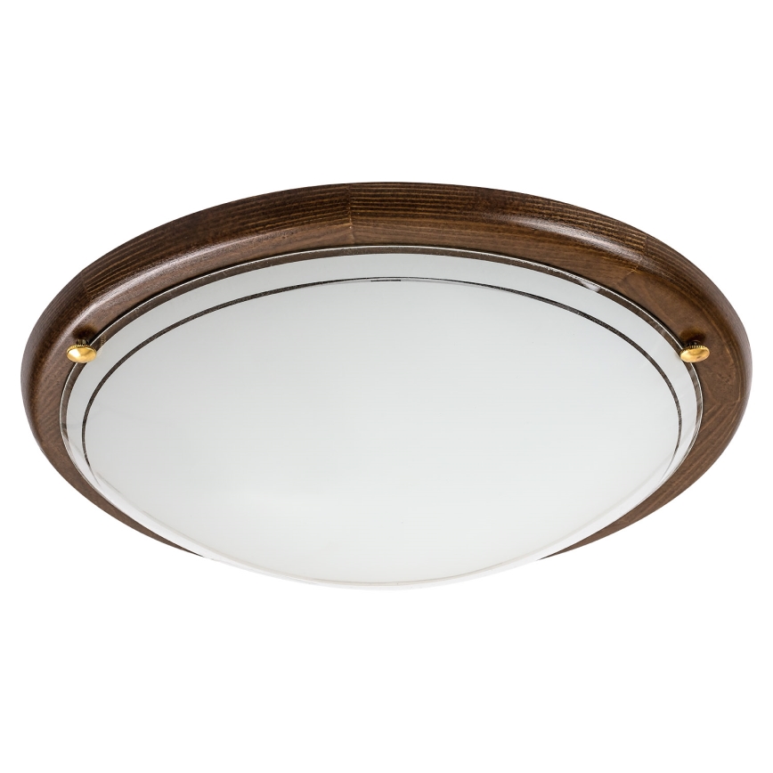 Brilagi - Plafondlamp ORBIS 2xE27/60W/230V Ø 38 cm, grenen