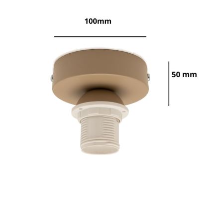 Brilagi - Plafondlamp PARTY 1xE27/60W/230V Ø 10 cm beige