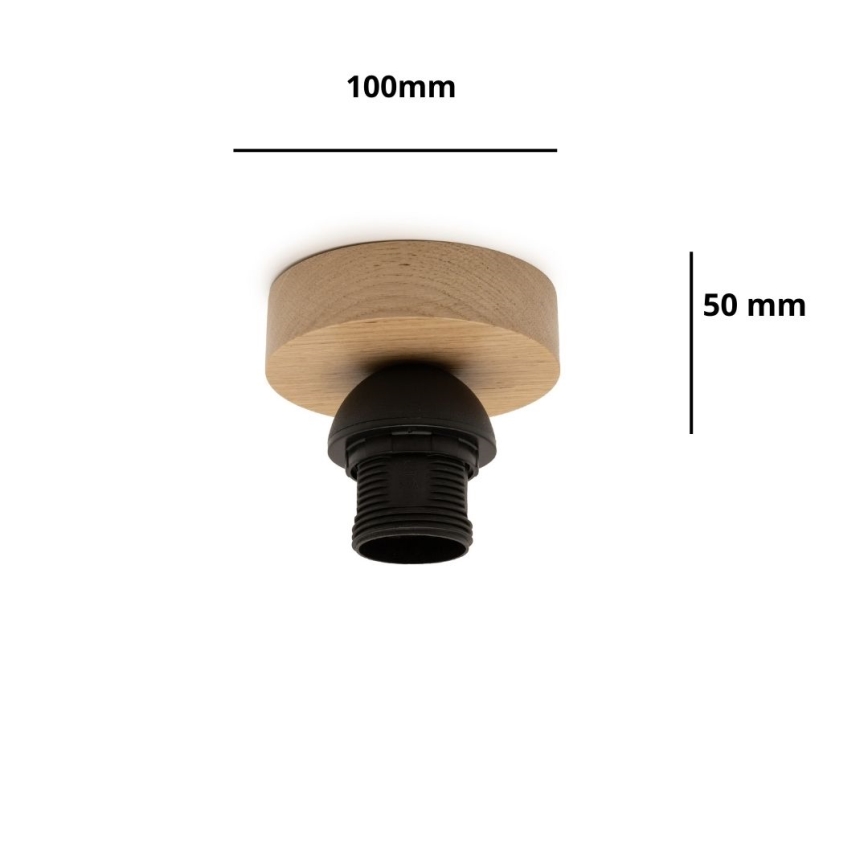 Brilagi - Plafondlamp PARTY 1xE27/60W/230V Ø 10 cm eiken