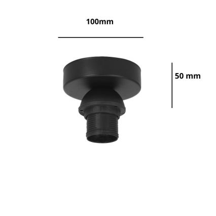 Brilagi - Plafondlamp PARTY 1xE27/60W/230V Ø 10 cm zwart