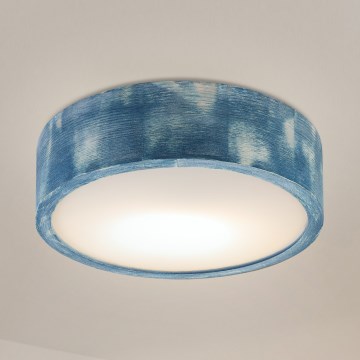 Brilagi - Plafondlamp PINO 1xE27/15W/230V grenen/blauw Ø 27,5 cm