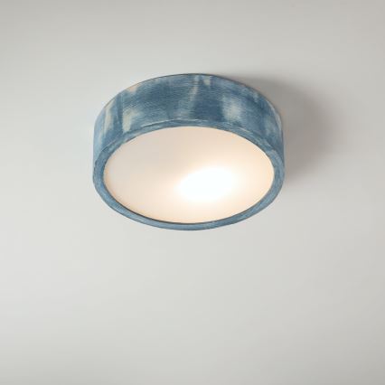 Brilagi - Plafondlamp PINO 1xE27/15W/230V grenen/blauw Ø 27,5 cm