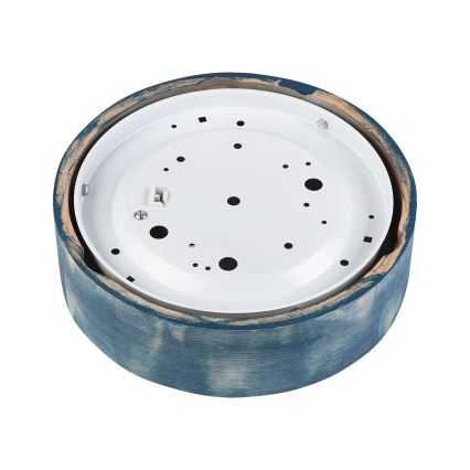 Brilagi - Plafondlamp PINO 1xE27/15W/230V grenen/blauw Ø 27,5 cm