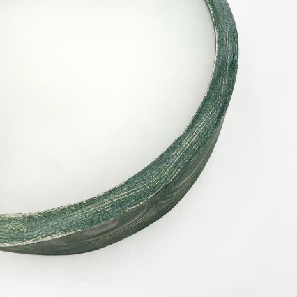 Brilagi - Plafondlamp PINO 1xE27/15W/230V grenen/groen Ø 27,5 cm