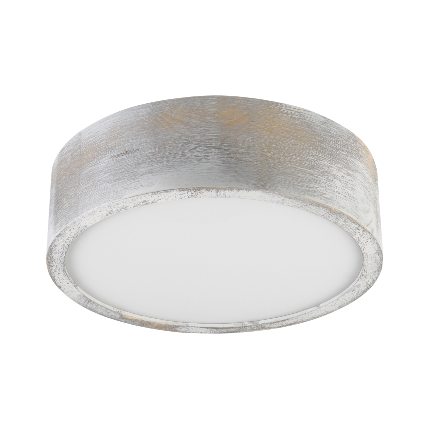 Brilagi - Plafondlamp PINO 1xE27/15W/230V grenen/zilver Ø 27,5 cm