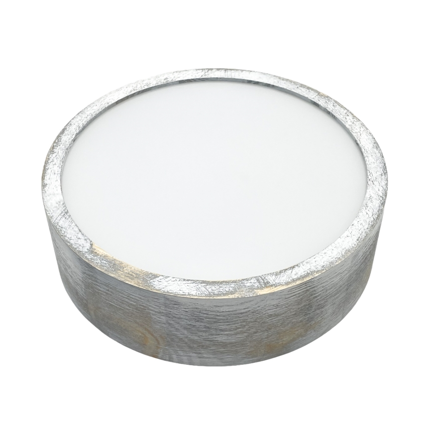 Brilagi - Plafondlamp PINO 1xE27/15W/230V grenen/zilver Ø 27,5 cm