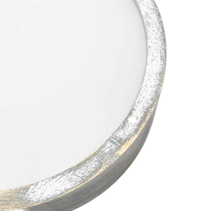Brilagi - Plafondlamp PINO 1xE27/15W/230V grenen/zilver Ø 27,5 cm