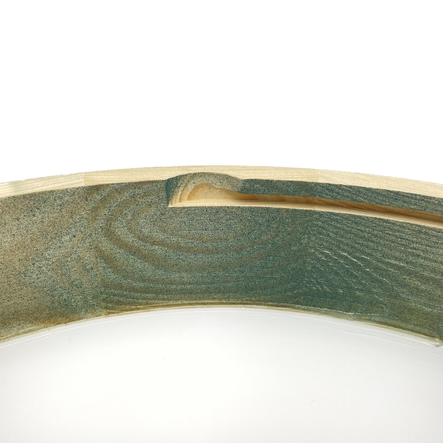 Brilagi - Plafondlamp PINO 2xE27/15W/230V dennenhout/groen Ø 37,5 cm