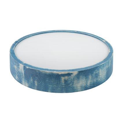 Brilagi - Plafondlamp PINO 2xE27/15W/230V grenen/blauw Ø 37,5 cm