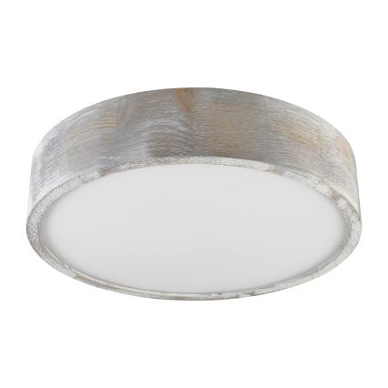 Brilagi - Plafondlamp PINO 2xE27/15W/230V grenen/zilver Ø 37,5 cm
