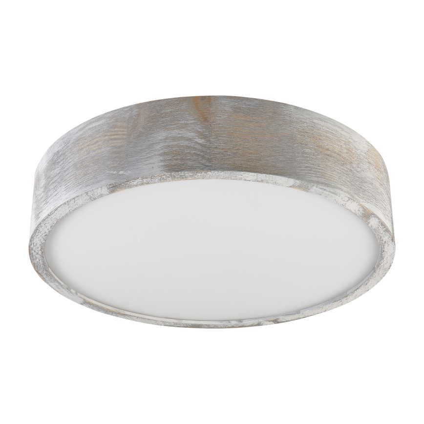 Brilagi - Plafondlamp PINO 2xE27/15W/230V grenen/zilver Ø 37,5 cm