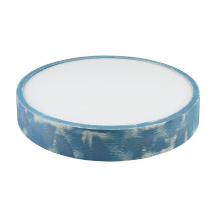 Brilagi - Plafondlamp PINO 3xE27/15W/230V dennen/blauw Ø 47,5 cm