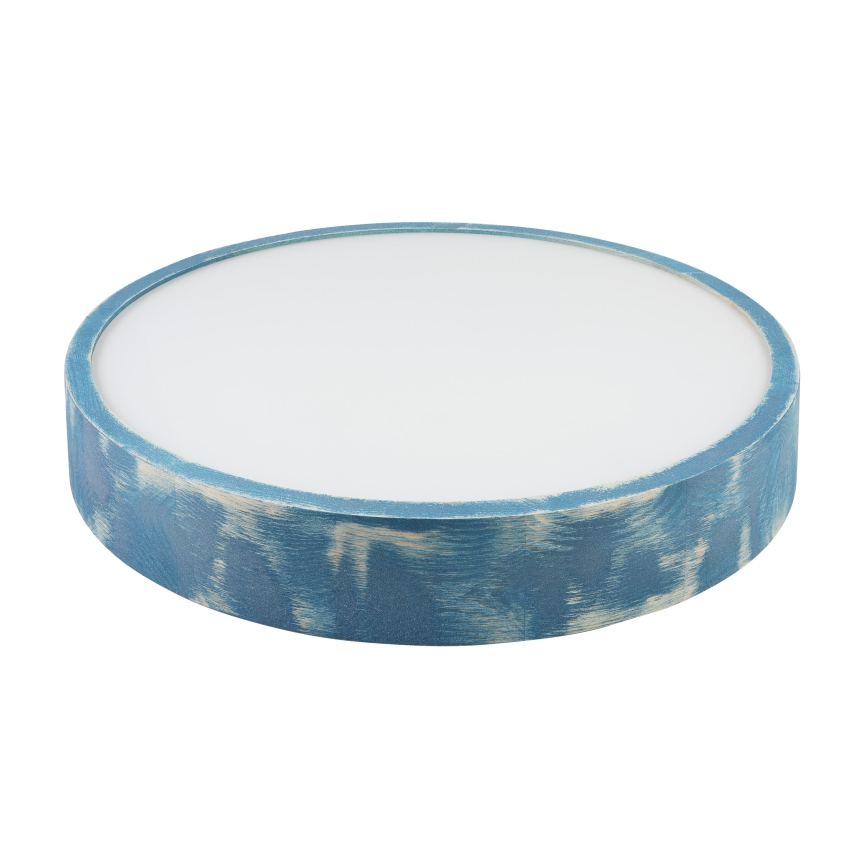 Brilagi - Plafondlamp PINO 3xE27/15W/230V dennen/blauw Ø 47,5 cm