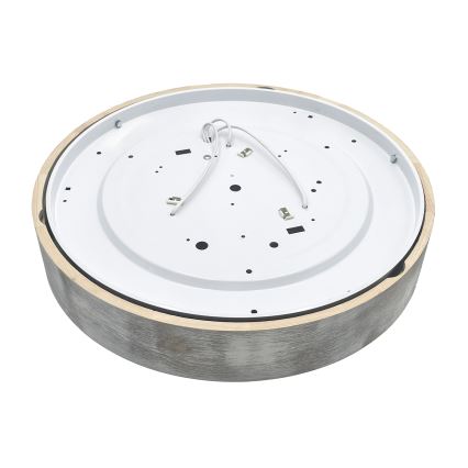 Brilagi - Plafondlamp PINO 3xE27/15W/230V dennenhout/zilver Ø 47,5 cm