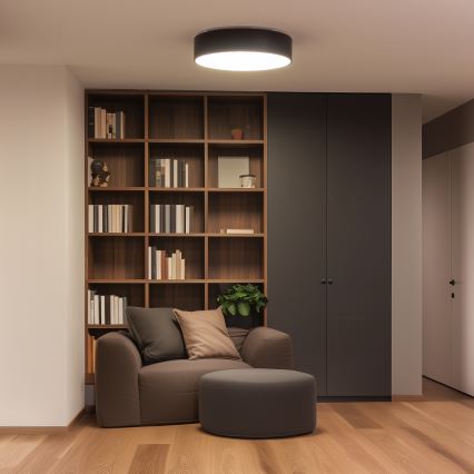 BRILAGI - Plafondlamp POOL 4xE27/15W/230V pr. 50 cm IP54 zwart