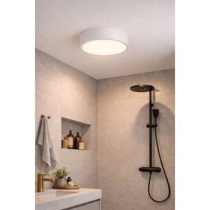 Brilagi - Plafondlamp POOL voor badkamer 3x E27/15W/230V Ø 40 cm IP54 wit