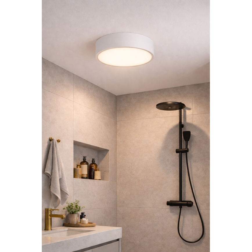 Brilagi - Plafondlamp POOL voor badkamer 3x E27/15W/230V Ø 40 cm IP54 wit