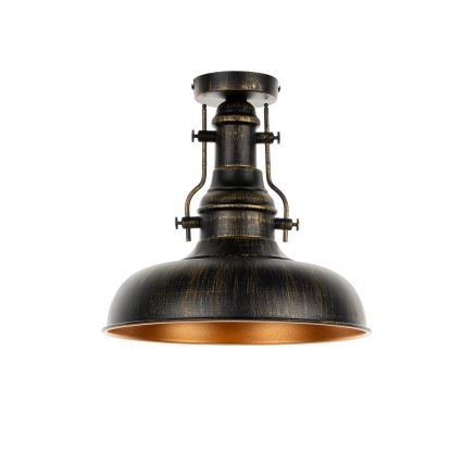 Brilagi - Plafondlamp PYRONIC 1xE27/40W/230V Ø 32 cm brons/patina