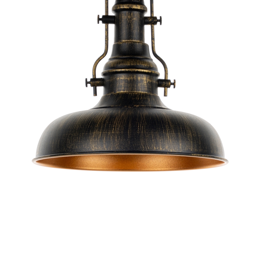 Brilagi - Plafondlamp PYRONIC 1xE27/40W/230V Ø 32 cm brons/patina