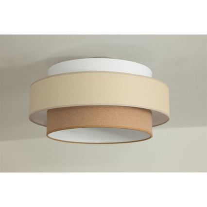 Brilagi - Plafondlamp RESNA, 1x E27, 60W, 230V, Ø 40 cm, crème/beige