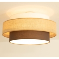 Brilagi - Plafondlamp RESNA 1xE27/60W/230V Ø 40 cm beige/zwart