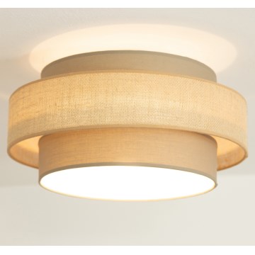 Brilagi - Plafondlamp RESNA 1xE27/60W/230V Ø 40 cm bruin/beige