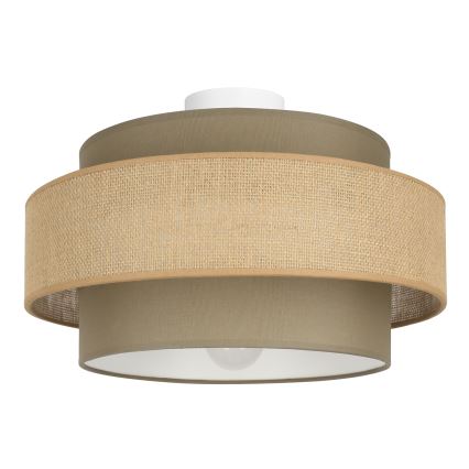 Brilagi - Plafondlamp RESNA 1xE27/60W/230V Ø 40 cm bruin/beige